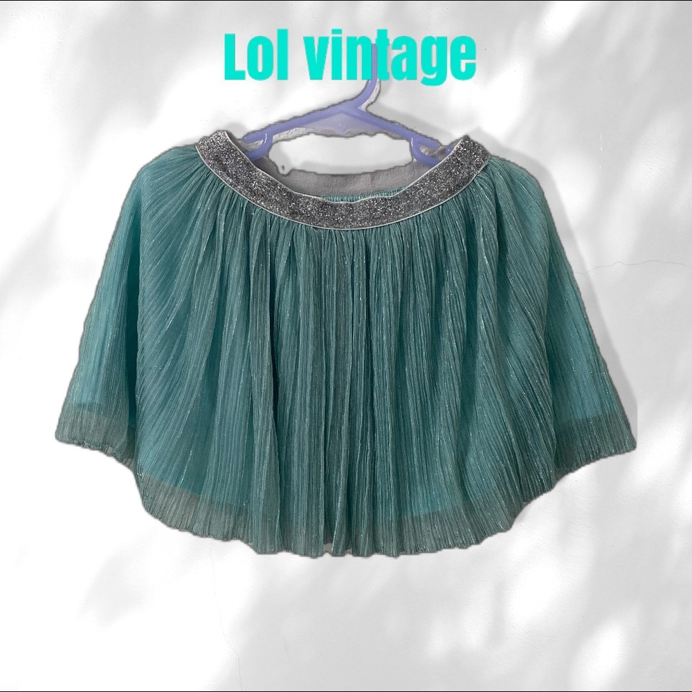 LOL VINTAGE Sparly Flowy Skirt